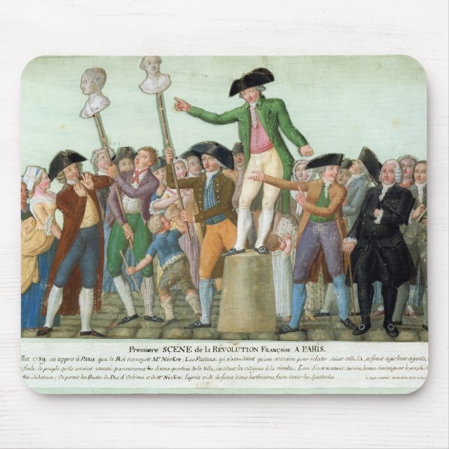 Tapis De Souris Le début de la révolution française (Devant)