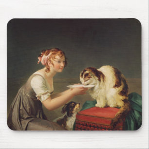 Tapis De Souris Le déjeuner du chat