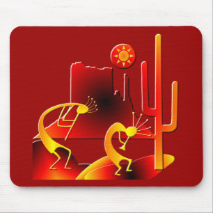 Tapis De Souris Le désert Kokopelli