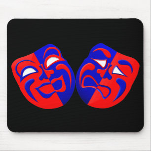 Tapis De Souris Le drame masque Mousepad