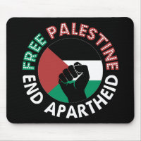 Le drapeau de l'apartheid de la Palestine libre es