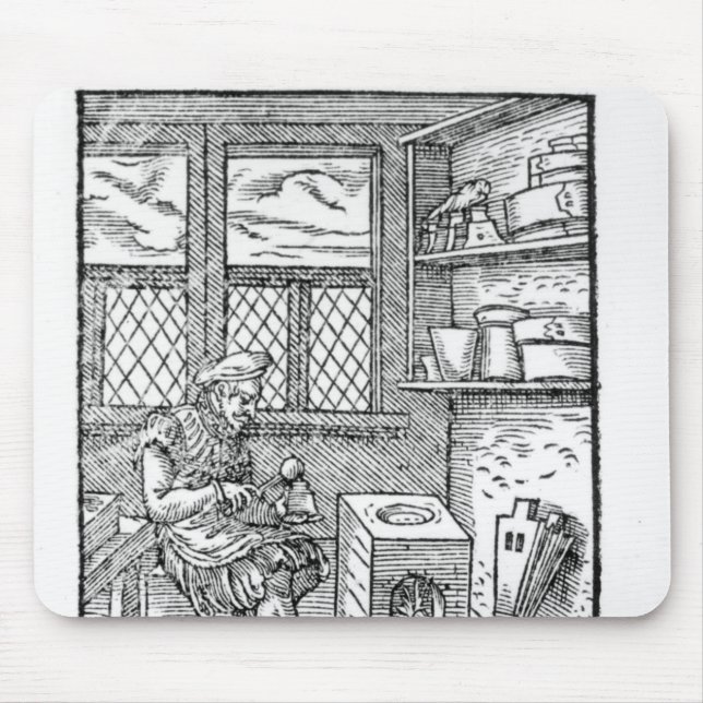 Tapis De Souris Le fabricant de plat de lettre (Devant)