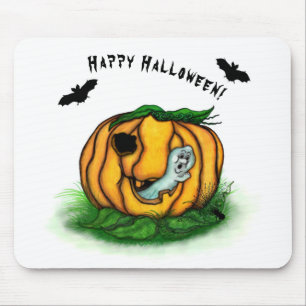 Tapis De Souris Le fantôme d'Halloween, chauve-souris, fantôme et 