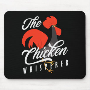 Tapis De Souris Le fermier d'élevage de coqs Chuchoteur de poulet