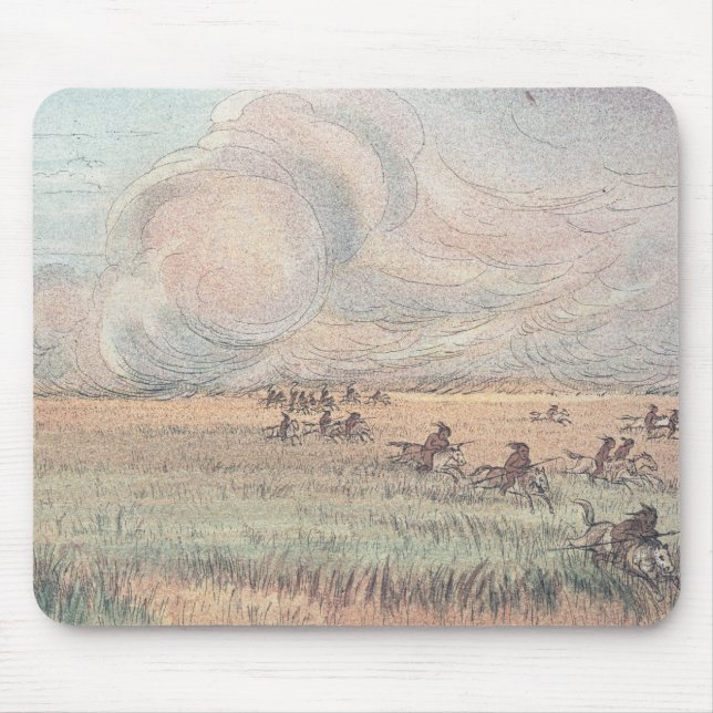 Tapis De Souris Le feu de prairie du Missouri (Devant)