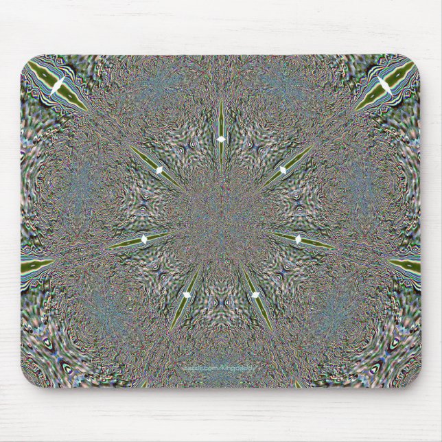 Tapis De Souris Le flocon de neige allume Mousepad (Devant)