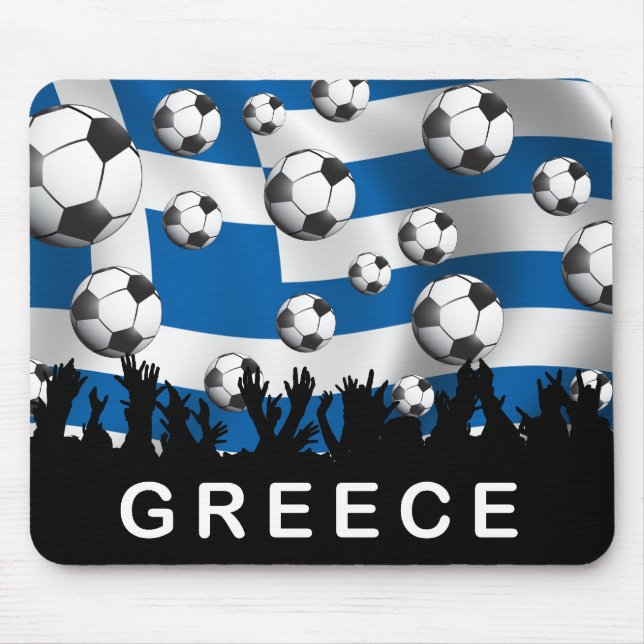 Tapis De Souris Le football de la Grèce (Devant)