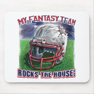 Tapis De Souris Le football d'imaginaire bascule la vitesse de