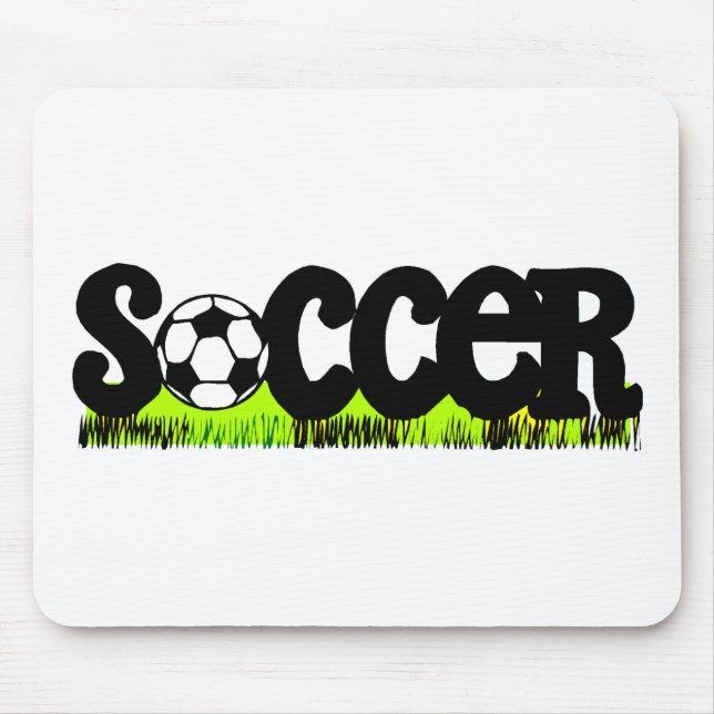 Tapis De Souris Le football (sur l'herbe) (Devant)