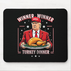 Tapis De Souris Le gagnant du dîner turc Donald Trump Noël