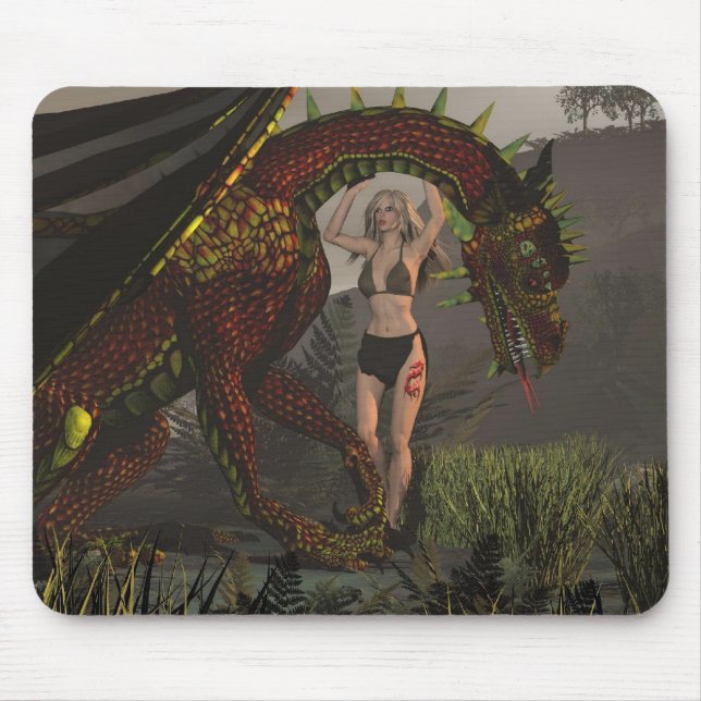 Tapis De Souris Le gardien du dragon (Devant)