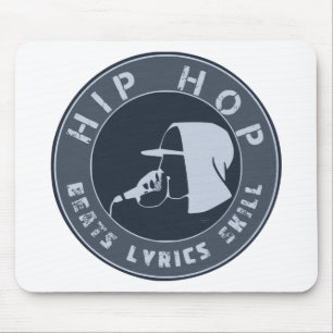 TAPIS DE SOURIS LE GARS EN SWEAT - SHIRT À CAPUCHE RAPPING SUR LE 