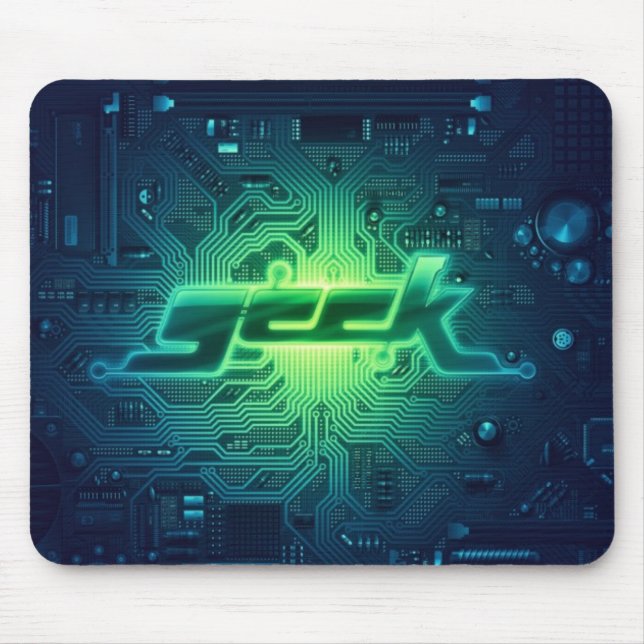 Tapis De Souris Le geek Mousepad (Devant)