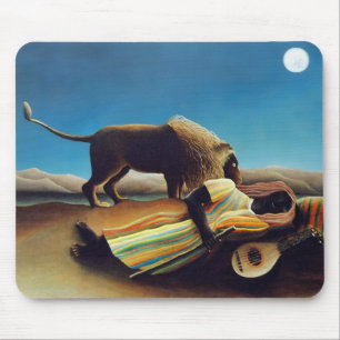 Tapis De Souris "Le gitan de sommeil" par Henri Rousseau