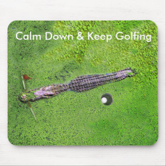 TAPIS DE SOURIS LE GOLF DRÔLE MOUSEPAD, GARDENT LE CALME ET
