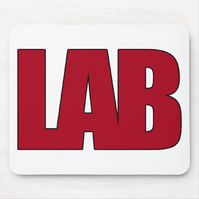 TAPIS DE SOURIS LE GRAND ROUGE DE LABORATOIRE MARQUE AVEC DES (Devant)