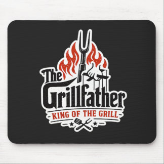 Tapis De Souris Le Grillfather Roi Du Grillot Fête Des Pères
