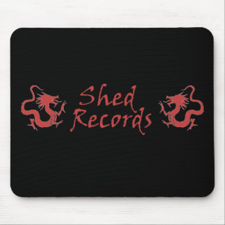 Tapis De Souris Le hangar enregistre Mousepad rouge