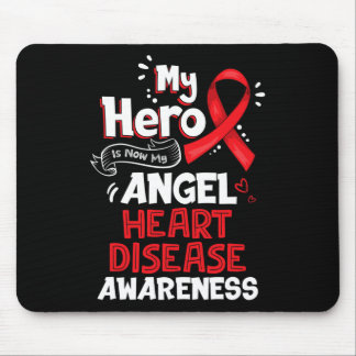 Tapis De Souris Le héros est maintenant mon ange cardiopathie cade