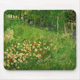 Tapis De Souris Le jardin de Daubigny - Vincent van Gogh