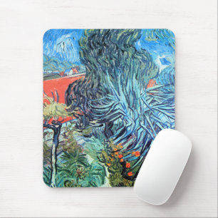 Tapis De Souris Le jardin du docteur Gachet, Auvers par Vincent va