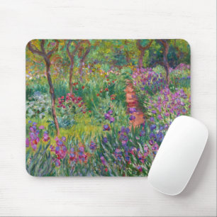 Tapis De Souris Le Jardin Iris De Giverny By Claude Monet