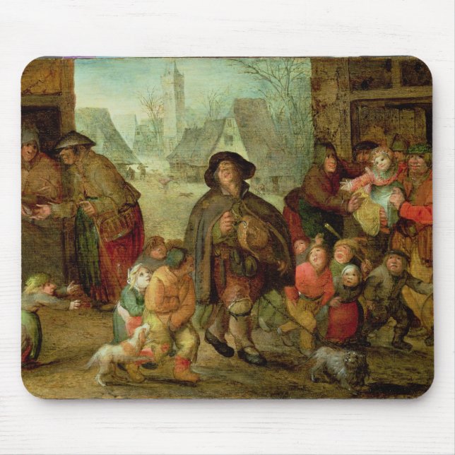 Tapis De Souris Le joueur aveugle de Hurdy Gurdy (Devant)
