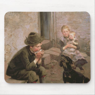 Tapis De Souris Le joueur d'organe de bouche