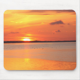 Tapis De Souris Le jour glisse dans la nuit Mousepad