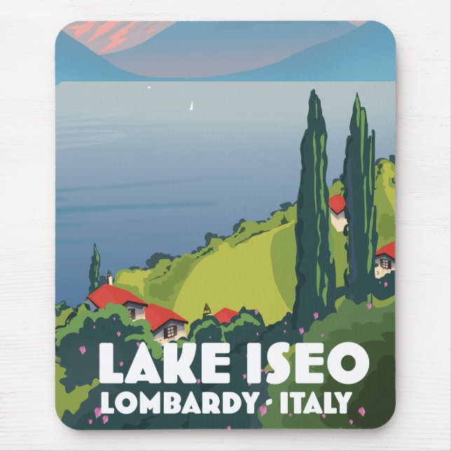 Tapis De Souris Le lac d'Iseo, Lombardie (Devant)
