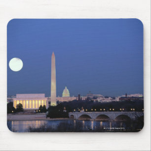 Tapis De Souris Le Lincoln Memorial, monument de Washington, USA