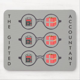Tapis De Souris "Le logo du comptable doué"