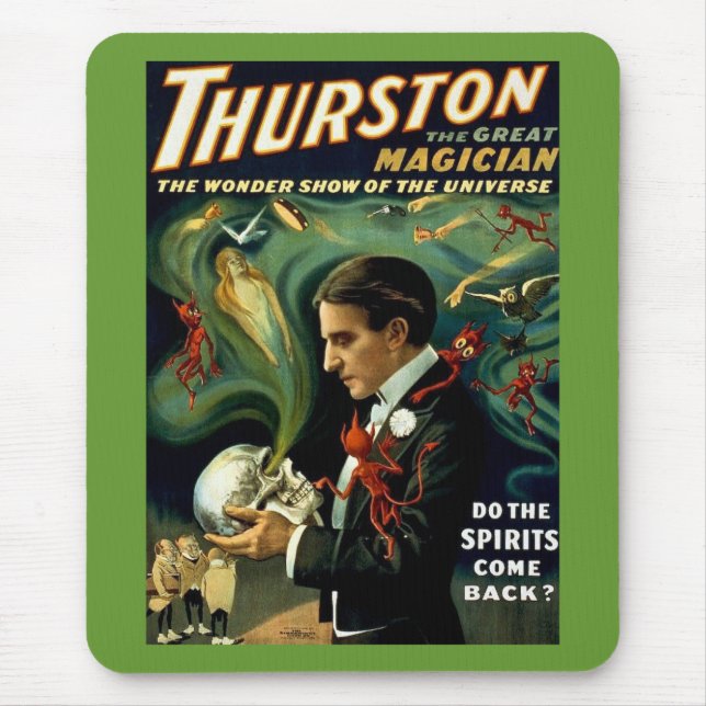 Tapis De Souris Le magicien célèbre du monde de Thurston - cru (Devant)
