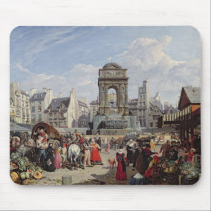 Tapis De Souris Le marché et la fontaine des innocents