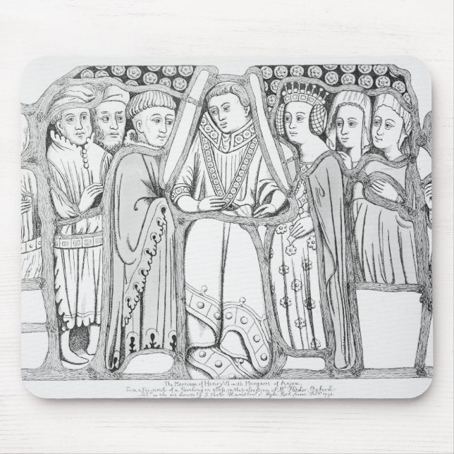 Tapis De Souris Le mariage de Henry VI et Margaret de l'Anjou (Devant)