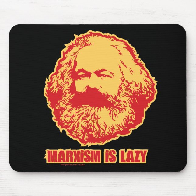Tapis De Souris Le marxisme est paresseux (Devant)