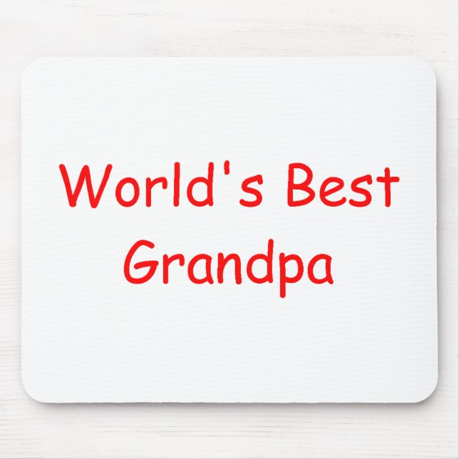 Tapis De Souris Le meilleur grand-papa Mousepad du monde (Devant)