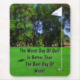 Tapis De Souris Le meilleur jour du golf Mousepad