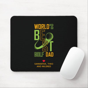 Tapis De Souris Le meilleur papa de golf du monde   Cadeaux papa