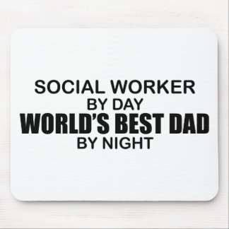 Tapis De Souris Le meilleur papa du monde - assistant social
