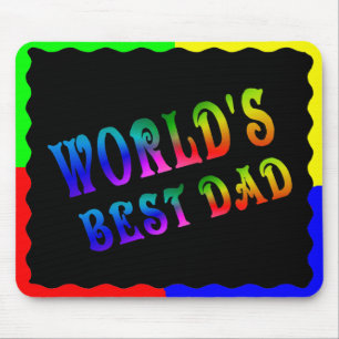 TAPIS DE SOURIS LE MEILLEUR PAPA DU MONDE - MOUSEPAD