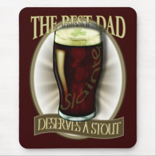 Tapis De Souris Le meilleur papa mérite une bière de malt