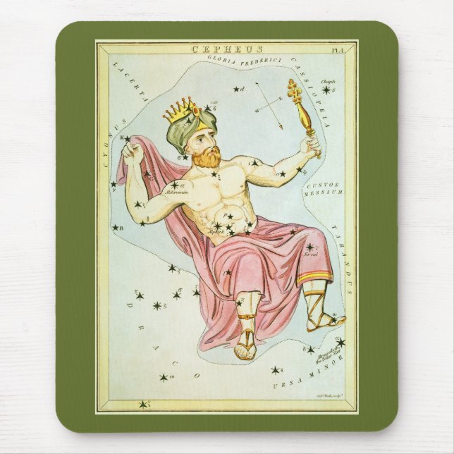 Tapis De Souris Le miroir de l'Ukraine, la carte céleste de l'astr (Devant)