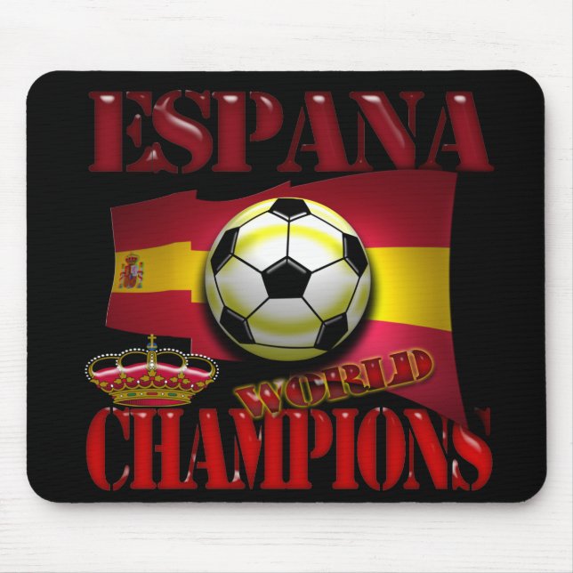 Tapis De Souris Le monde d'Espana soutient Mousepad (Devant)
