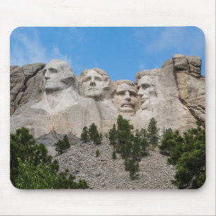Tapis De Souris Le Mont Rushmore au printemps