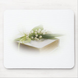 Tapis De Souris le muguet avec la bible