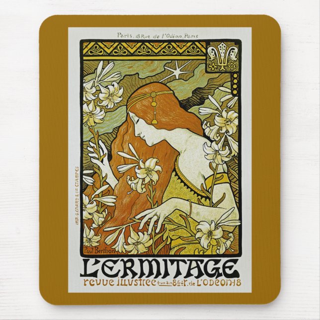 Tapis De Souris Le Nouveau Floral (Devant)