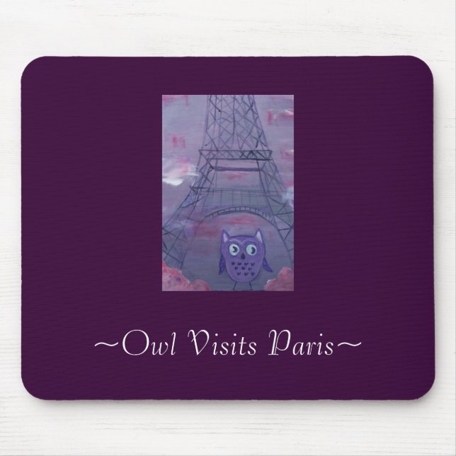 Tapis De Souris Le ~Owl visite Paris~ (Devant)