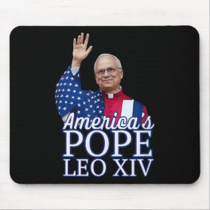 Tapis De Souris Le Pape Américain Leo Xiv Premier Pape Américain D