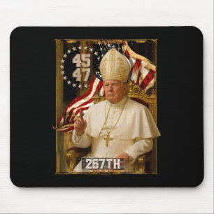 Tapis De Souris Le pape Trump et le président Trump